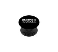 Election Worker Ballot Clerk Voting Volunteer PopSockets Adhesive PopGrip