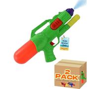 Electoys Air Pressure Water Gun for Kids 31cm | Outdoor Water Pistol Toy | Hydro Pistols Shooters for Kids Summer Outdoor Pool Watergun Blaster Toy | Waterguns Summer Fun | Assorted Colours | 2 Pack