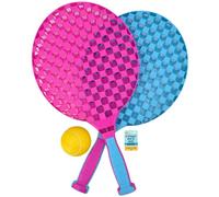 Electoys Beach Tennis Set for Kids | Paddle Ball Set with 2 Rackets and Ball | Mini Tennis Racket Toy Games | Paddle Game | Outdoor Play Kit for Beach Garden Pool Summer
