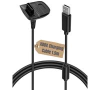 Electoys Charging Cable USB Power Supply Charger Cord 1.5m | Compatible With Microsoft Xbox 360 Wireless Game Controller | Xbox Slim Wireless Game Controller USB Charging Cable