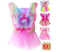 Electoys Crystal Flower Growing Kit Kids Science Craft Educational Kit for Children DIY Chemistry STEM Project Tabletop Learning Activity with Multicolour Fuzzy Stems and Accessories 4 Pack