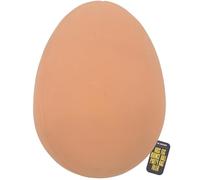 Electoys Egg Shaped Bouncy Ball Chicken Egg Novelty Toy Light Brown Trick Toy Realistic Rubber Bounce Harmless Prank Game for Kids Children Fun Party Favour Easter Surprise
