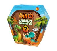 Electoys Jumbo Dinosaur Surprise Box Toy Set for Kids Colourful Unboxing Mystery Box Includes 8 Dinosaur Toys Discovery Novelty Gift for Jurassic Fans Fun Party Entertainment