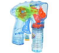 Electoys Kids Bubbles Gun With 2 Solution Tubs | Auto Bubble Gun Machine for Kids Party Bags Filler | Bubbles Mix Liquid Tube | Bubble Blower Toy | Garden Summer Party Fun | Assorted Colours | 1 Pack