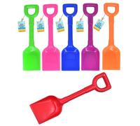 Electoys Kids Spade 25cm | Plastic Shovel Beach Spades Sand Pit Accessories | Garden Digging Shovel for Children | Soil Scoop Sand Seaside Sandpit Toys for Kids | Assorted Colour | 4 Pack