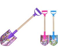 Electoys Kids Spade 52cm Unicorn Plastic Shovel | Wood Shaft Beach Spades Sand Pit Accessories | Garden Digging Spade for Children | Soil Scoop Seaside Sandpit Toys for Kids | Assorted | 1 Pack