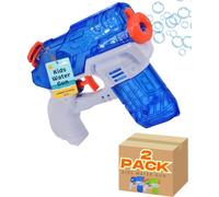 Electoys Kids Water Gun 16cm | Outdoor Water Pistol Toy | Hydro Pistols Shooters for Kids Summer Outdoor Beach Pool Party Watergun Blaster Toy | Waterguns Summer Fun | Assorted Colours | 2 Pack
