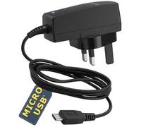 Electoys Micro USB Charger UK Plug 5V 1A - Mains AC Power Adapter Attached Cable for Amazon Kindle, PS4 Controllers, Dash Cam, CCTV Cameras, Bluetooth Speaker & Samsung Huawei LG Phones