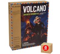 Electoys - Volcano Geological Experiment Kit for Kids Toys Jurassic-Inspired Science Experiments for Kids Hands-On Fun Boys Girls Birthday Presents Educational Learning Resources Gifts - 6 Pack