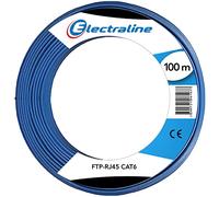 Electraline 106103 Ethernet Network Cable Crown FTP-RJ45 CAT6 100 m Blue