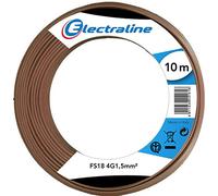 Electraline 16015 Skein Cable FS18 4G1.5 10MT Brown