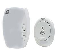 Electraline 59199 Wireless Doorbell with 10A Plug, 36 Programmable Melodies, White