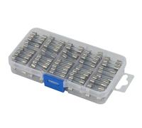 Electraline 61428 Assortment Kit 200 Pieces of Glass Fuses, 20 Pieces Each for 0.5A 1A 2A 3A 4A 5A 8A 10A 15A 20A