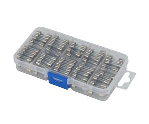 Electraline 61428 Assortment Kit 200 Pieces of Glass Fuses, 20 Pieces Each for 0.5A 1A 2A 3A 4A 5A 8A 10A 15A 20A