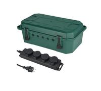 ELECTRALINE IP54 Waterproof Junction Box Outdoor Green Multipoint 300181