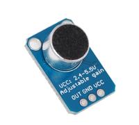 Electret Microphone Amplifier Module, High Fidelity Audio Amp MAX4466 Preamplifier Module with Sound Transmission Technology for Sound Recording, Speech Recognition
