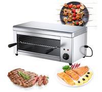 Electric 18” Pizza Oven Countertop with 122-572°F Adjustable Temp, Indoor Stainless Steel Pizza Maker for Home Use, Electric Raclette Grill Cheese Melter