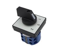 Electric 2/3/4 Position 8 Terminals Rotary Cam Changeover Switch 500V 20A LW28-20(2P 8T 102)
