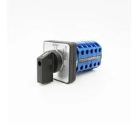 Electric 2/3Position 20 Terminals Rotary Cam Changeover Switch 500V 16A LW39B-16 1Pcs(3P 20T)