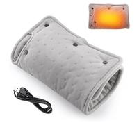 Electric 2 In 1 Hand Warmer Muff & Blanket - Heated Gloves for Women, Men & Kids - USB-C Charging - Winter Warm Handmuffs for Hiking, Camping, Indoor & Outdoor