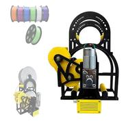 Electric 3D Filament Respooler, Auto Spool Rewinder Machine, Detachable Modular Design, 1kg Spools Capacity, for 3D Printers, Welding Wire, Textile Yarn Users