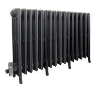 Electric 4 Column Sovereign Cast Iron Radiator - 660mm(H) X 990mm (L) - Ral 7016 Anthracite Grey