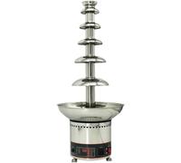 Electric 5-Tier Chocolate Fondue Fountain Machine - Adjustable Temperature for Parties, Weddings & Birthdays - Melts Chocolate, Candy, Butter & Cheese