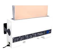 Electric A4 Heat Binding Machine, A4 Thermal Book Binding Machine with Ceramic Heating, Intelligent Control, Dust-Proof Hinged Cover for Photo Album, Documents and Reports