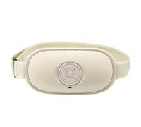 Electric Abdominal Massager, Abdominal Massage Belt, Bian Stone Kneading 2-Level Heat Fat Burner 3-Intensity Modes Anti-Cellulite Belly Shaking Remover