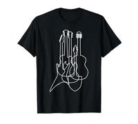 Electric Acoustic Guitars Classical Music Lover Gift T-Shirt