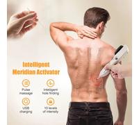 Electric Acupuncture Pen with LCD, 10 Intensity Levels, Rechargeable, for Pain Relief & Self-Treatment