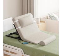 Electric Adjustable Bed Backrest - Remote Control Elevation Aid for Seniors, Disabled, and Patients - Adjustable from 2 to 80 Degrees for Comfort