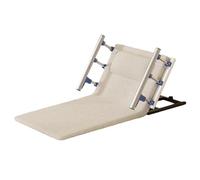Electric adjustable bed backrest with remote control, providing posture support for the elderly.