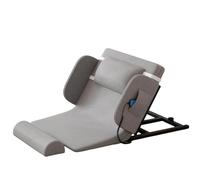 Electric adjustable bed backrest with remote control, providing posture support for the elderly.