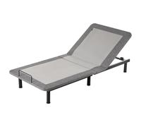 Electric Adjustable Bed Base BRUNOY 90 x 200 cm (EU Single) Grey