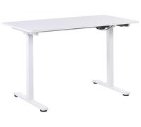 Beliani Electric Adjustable Standing Desk Grifton 120 Cm 60 Cm White