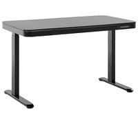 Beliani Electric Adjustable Standing Desk Kenly Black 120 Cm 60 Cm With Usb Port