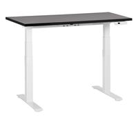 Beliani Electric Adjustable Standing Desk Destines 120 Cm 72 Cm Black/ White