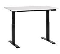 Beliani Electric Adjustable Standing Desk Destines 120 Cm 72 Cm White/ Black