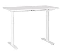Beliani Electric Adjustable Standing Desk Destinas 120 Cm 72 Cm White