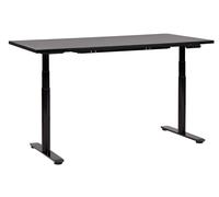 Beliani Electric Adjustable Standing Desk Destinas Black 160 Cm 72 Cm