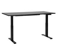 Beliani Electric Adjustable Standing Desk Destines 160 Cm 72 Cm Black