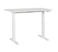 Beliani Electric Adjustable Standing Desk Destines 120 Cm 72 Cm White