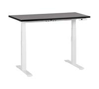 Beliani Electric Adjustable Standing Desk DESTINES Black/ White 120 cm 72 cm, Black