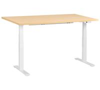 Electric Adjustable Standing Desk DESTINES 160 cm 72 cm Light Brown/ White