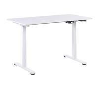 Beliani Electric Adjustable Standing Desk Grifton White 120 Cm 60 Cm