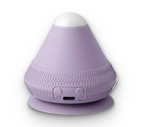 Electric Adsorption Fascia Ball, Suction Cup Wall Massage Tool,Vibrating Massages Ball Hand Free with Suction Cup & Hot Compress, Portable Self-Massage Tool for Home & Offic (Purple)