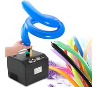 Electric Air Balloon Pump with Digital Timer, 6600mAh Battery, Low Noise for Party Decorations