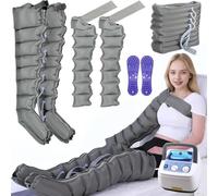 Electric Air Compression Boots, 4/6/8 Cavity Leg Massager Machine, Full Body Waist Arm Leg Relax Instrument for Full Body Massage Pressotherapy Lymphatic Drainage