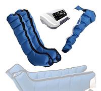 Electric Air Compression Leg Massager - 6 Cavity Lymphatic Drainage Compression Boots, Relieve Leg Pain with Enhance Circulation, with Remote Control, Foot Ankles Calf Massage Machinel